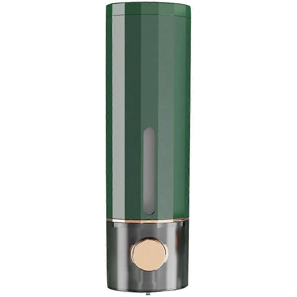 Wall Mount Shampoo Dispenser For Shower Large Capacity Silver 22x6.5cm Easy to Press Smooth Pump 1Set