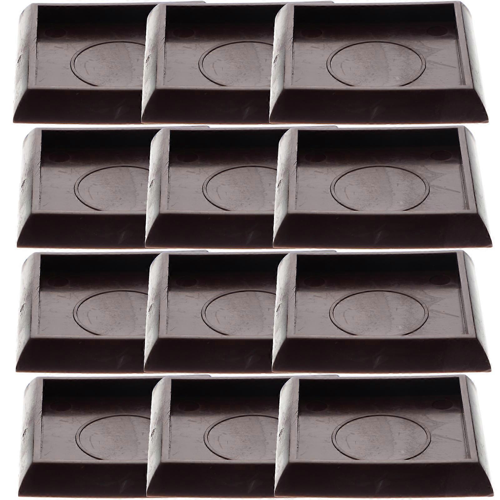 12Pcs Versatile Bed Stoppers Multi purpose Couch Stoppers Compact Chair Wheel Stoppers