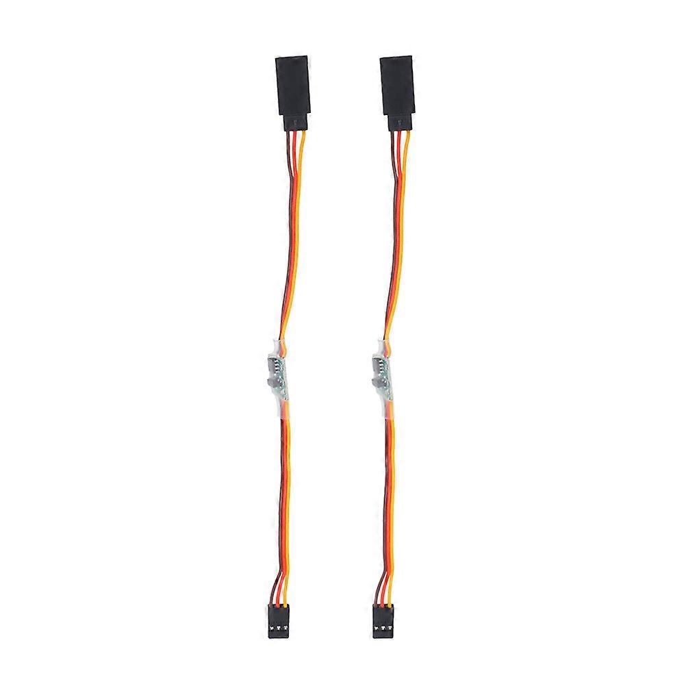 Reliable Steering Gear Universal Rotation Inverter For Airplane Robot Car 15.00X1.00X1.00CM 2Pcs