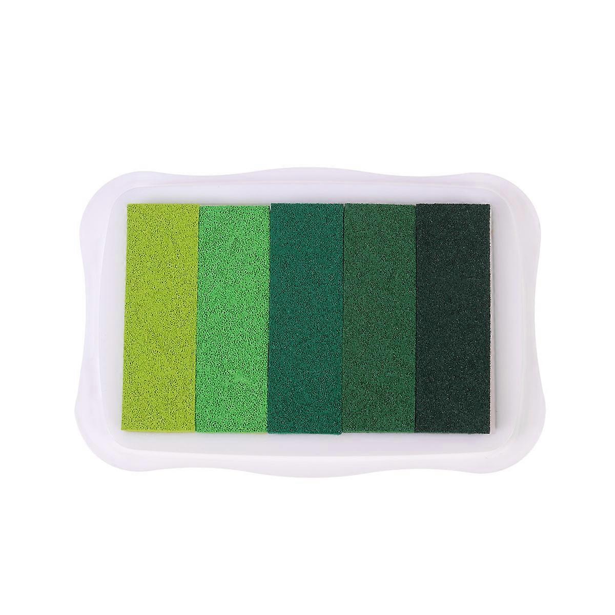 Gradient Ink Pad -508 Craft Projects Children's Imagination DIY Art Crafts Green 1Pack