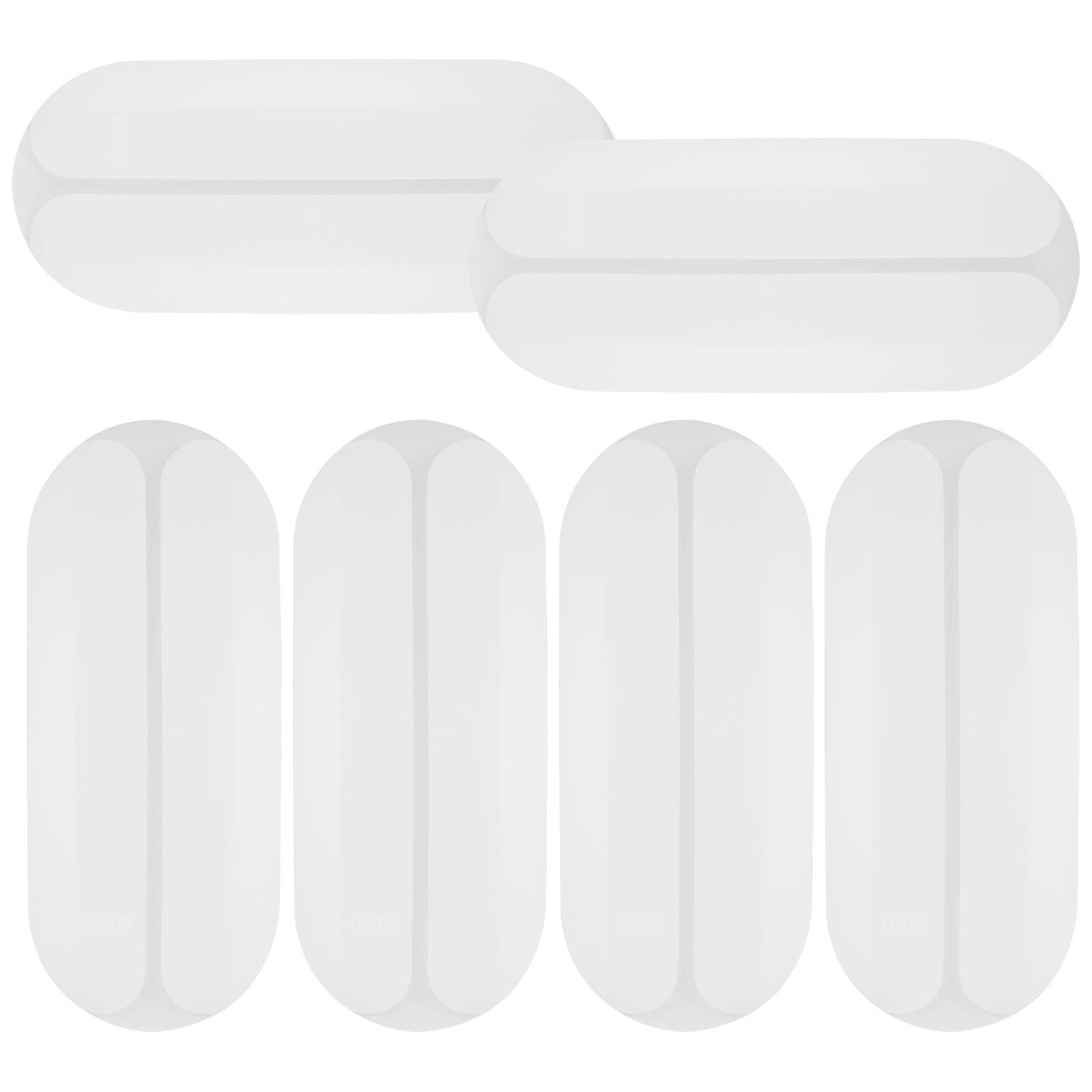 6pcs Mini Silicone Shoulder Pads, Invisible & Non Slip, Reusable Gasket for Women’s Slips with Low Shoulder Curvature, White