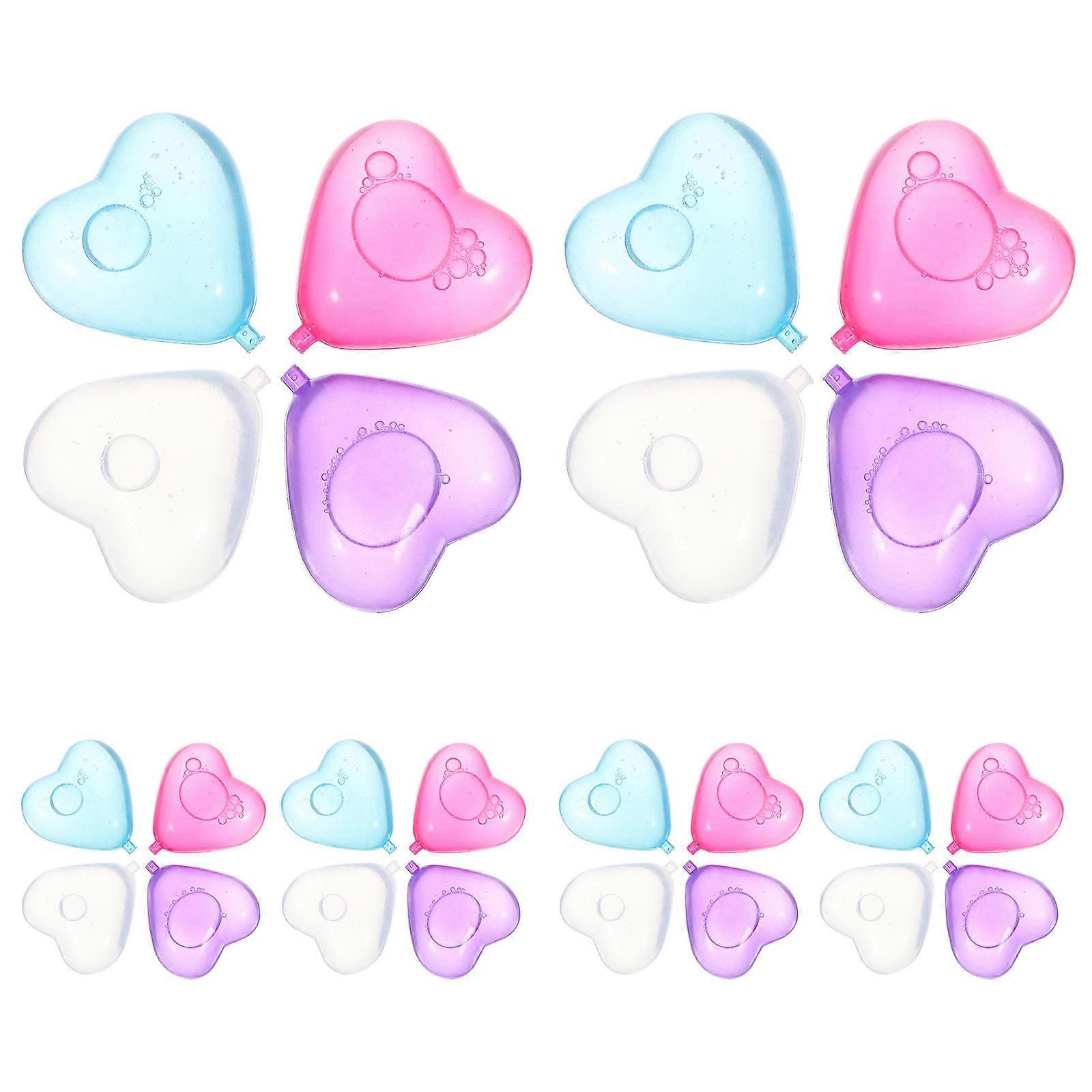 Heart Shape Ice Cubes Reusable For Coffee Food-Grade Silicone Cooling 20Pcs