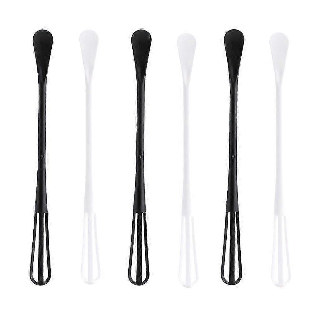 6 Pcs Coffee Whisk Set - Foam Maker, Stirring Sticks, Egg Beater - Assorted Colors