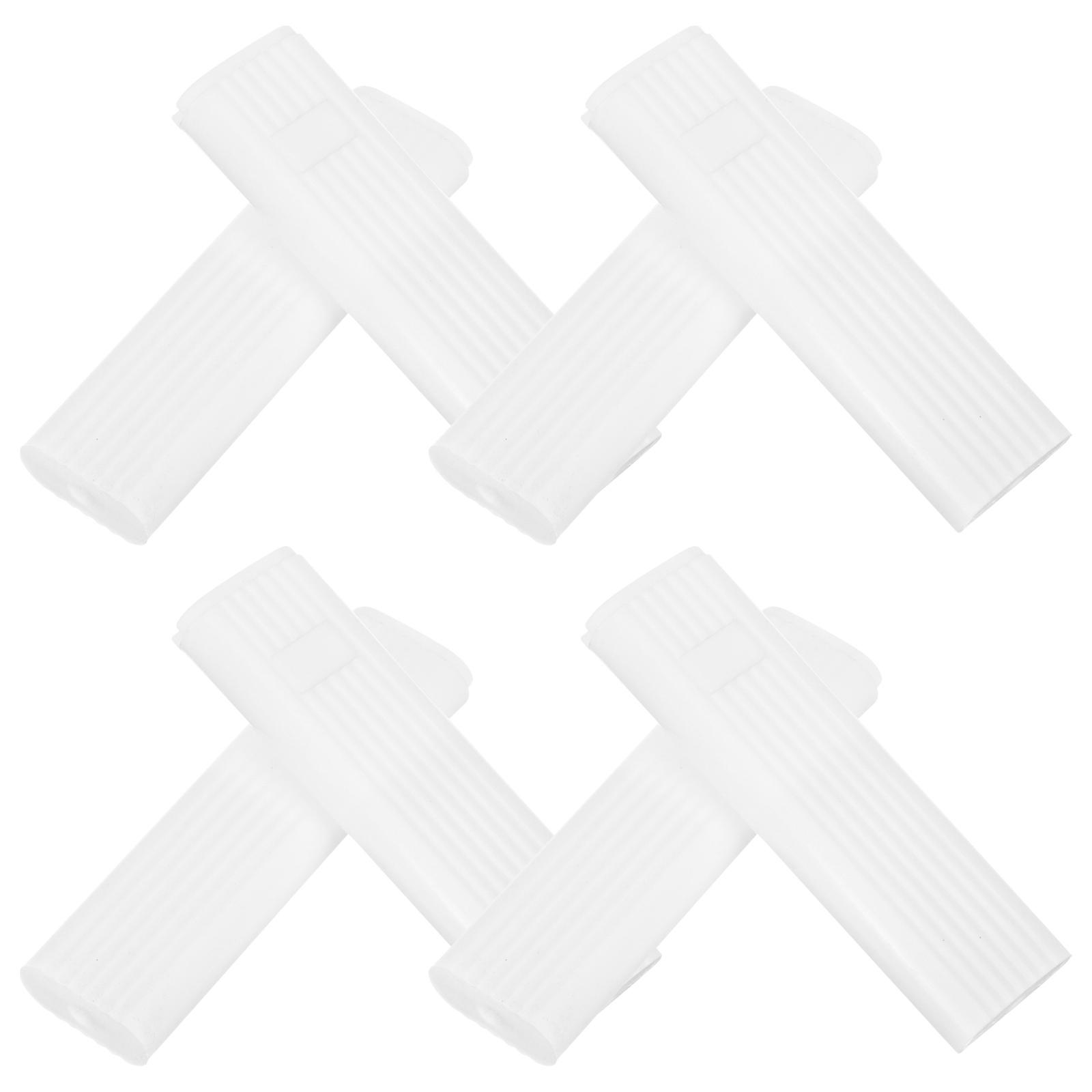 8pcs Vertical Blind Cord Tensioner Ersatzspitzen für Jalousien Weiß Pom Material Griffe für Pull Cord Wand Zubehör