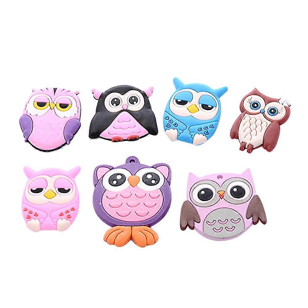Owl Stickers for Refrigerator Door Creative Fridge Magnets for Home Decor 12Set