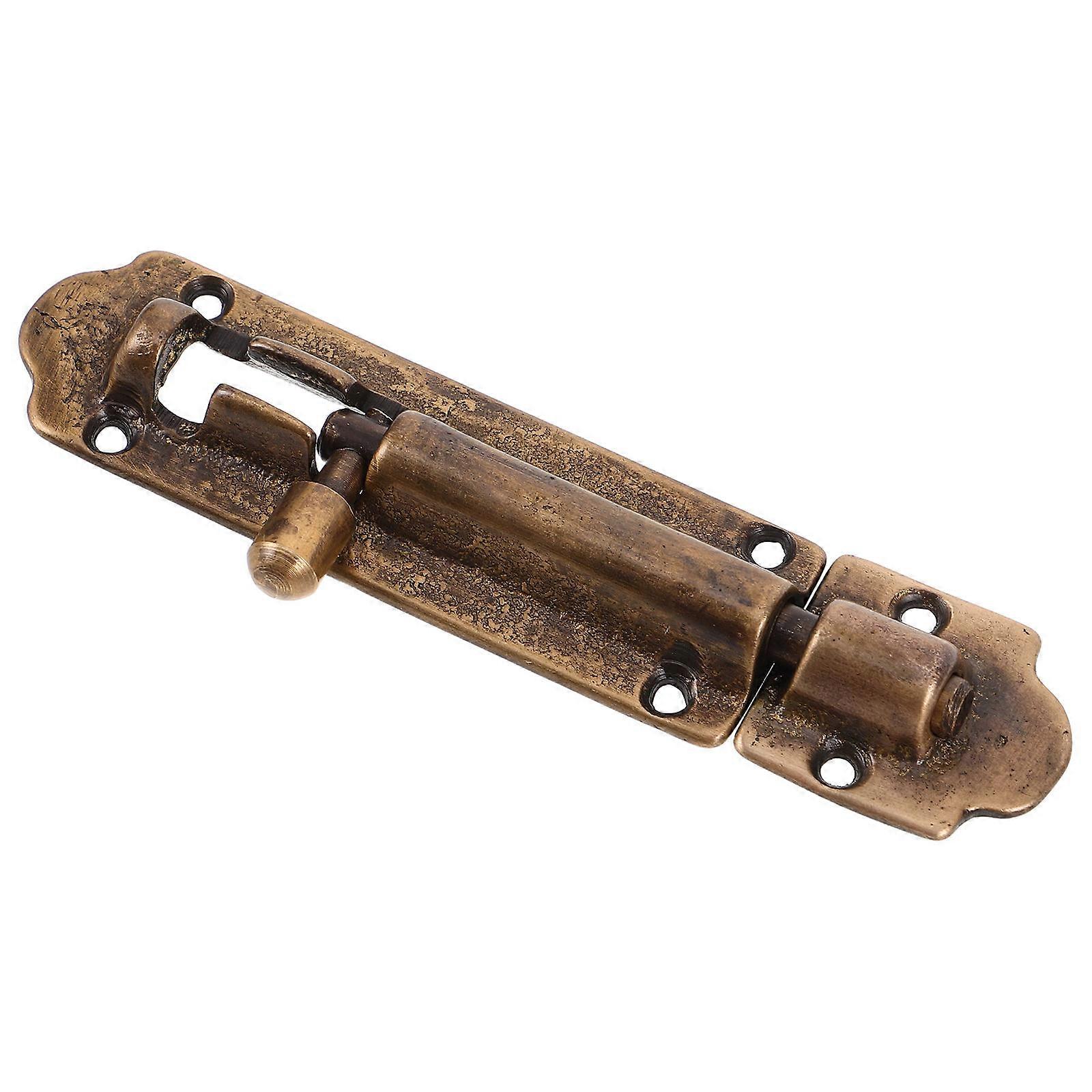 Copper Bolt Lock for Doors and Gates, Slide Latch Locking Mechanism, Single Set
