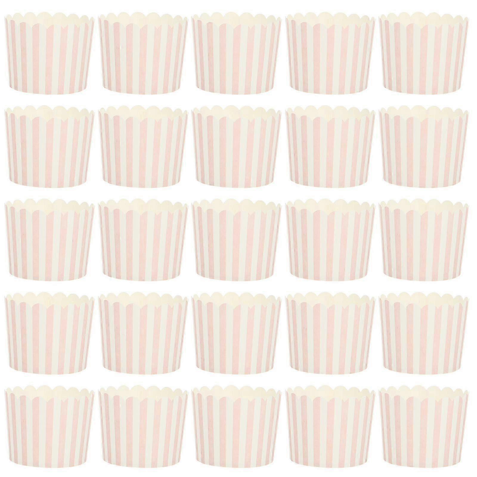 100 Pcs Mini Muffin Baking Cups 6.5x6.5cm Paper Liners for Cupcakes