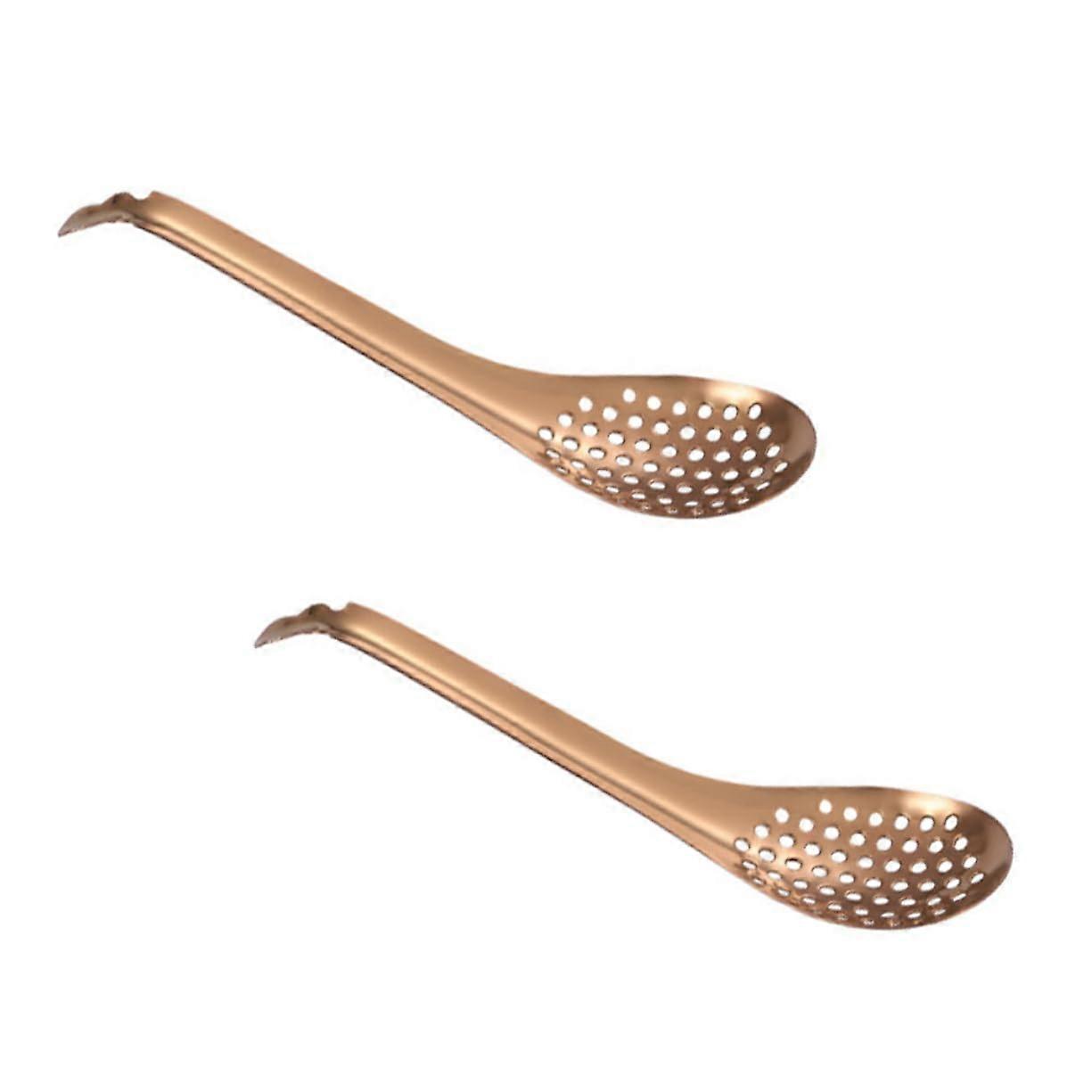 Caviar Sieve Pack of 2 Stainless Steel Strainer with Handle for Household Use, Automatic Nut Grinder Gadgets