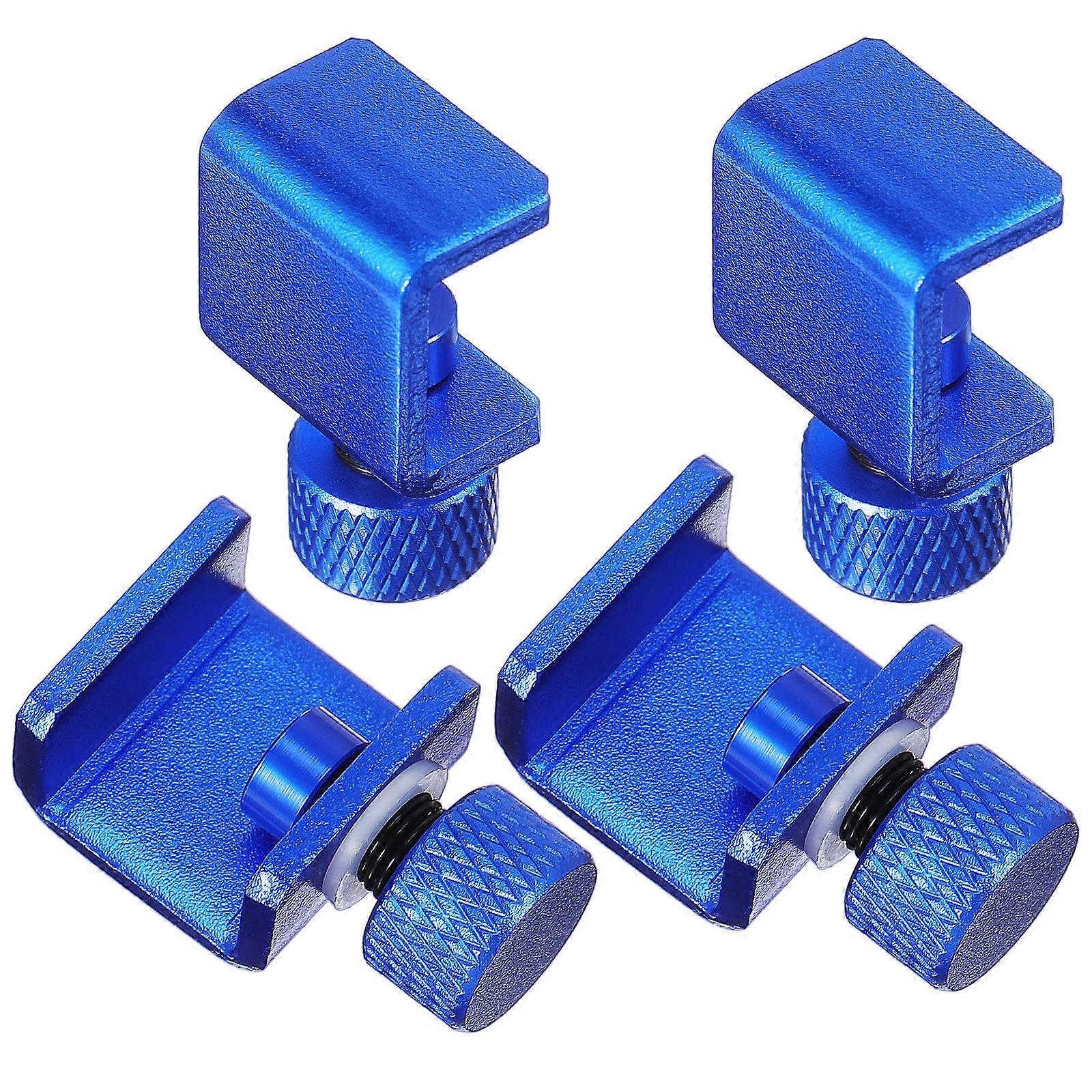 Clamps for Backdrop Printer Glass Clips 3D Printer Users Wide Compatibility Adjustable Clamp Blue 2.40X1.40X0.80CM 4Pcs