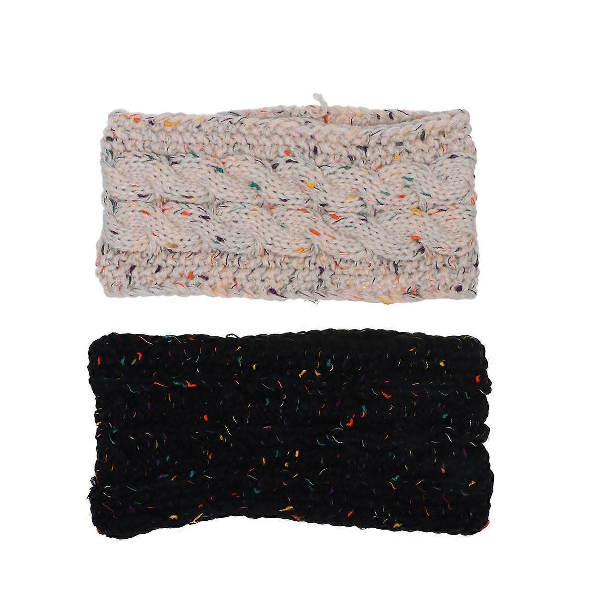 Stretchy Headbands For Women Cold Weather Accessory 2Set