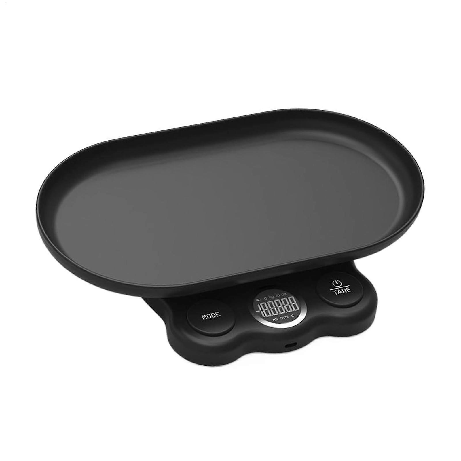 Pet Scale for Dogs – Sensitivity Animal Weighing Tool SlipResistant Digital Scale for Puppies, Hamsters, Farming, Home Weighing Black