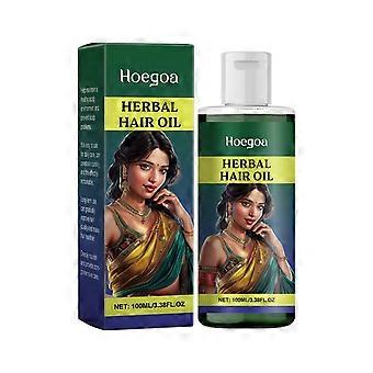 Herbal Hair Care Oil, Nourishing Hair Oil with Coconut Oil & Aloe, Split Ends & Dry Scalp Treatment, Essential Oils for Soothing, Moisturizing & Encou