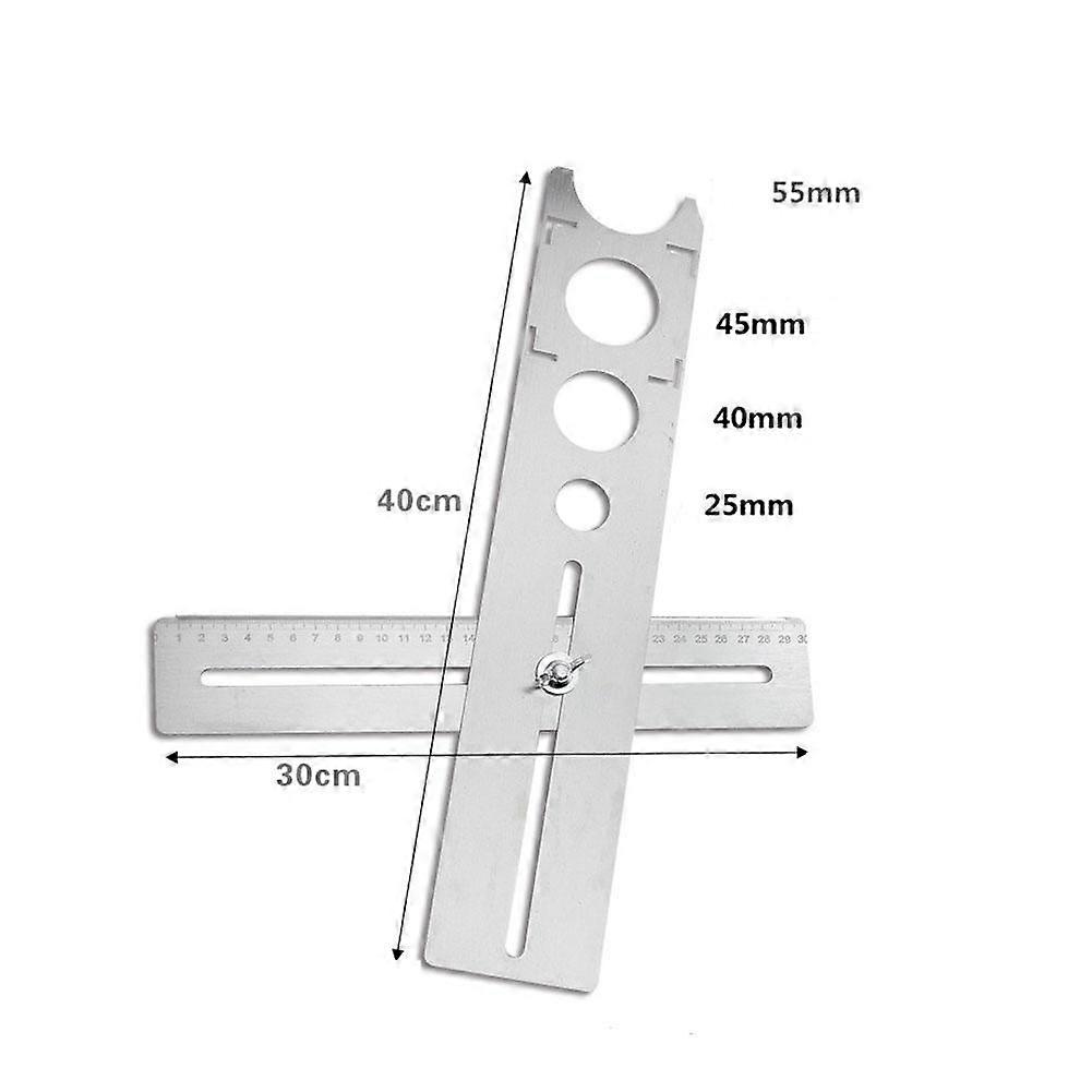 Tile Hole Locator Multi-functional Measuring Tools Ceramic Tile Hole Opener