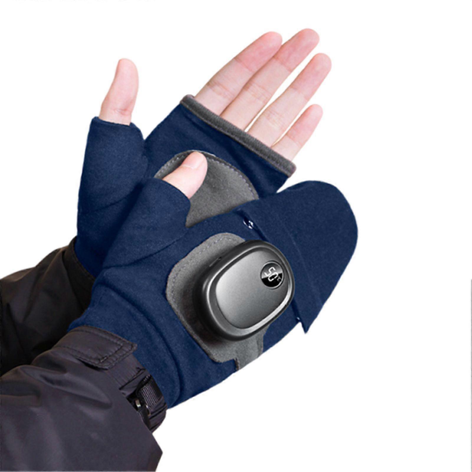 Heated Gloves for Women Men Fast Heating USB Thermal Mittens for Outdoor Activities