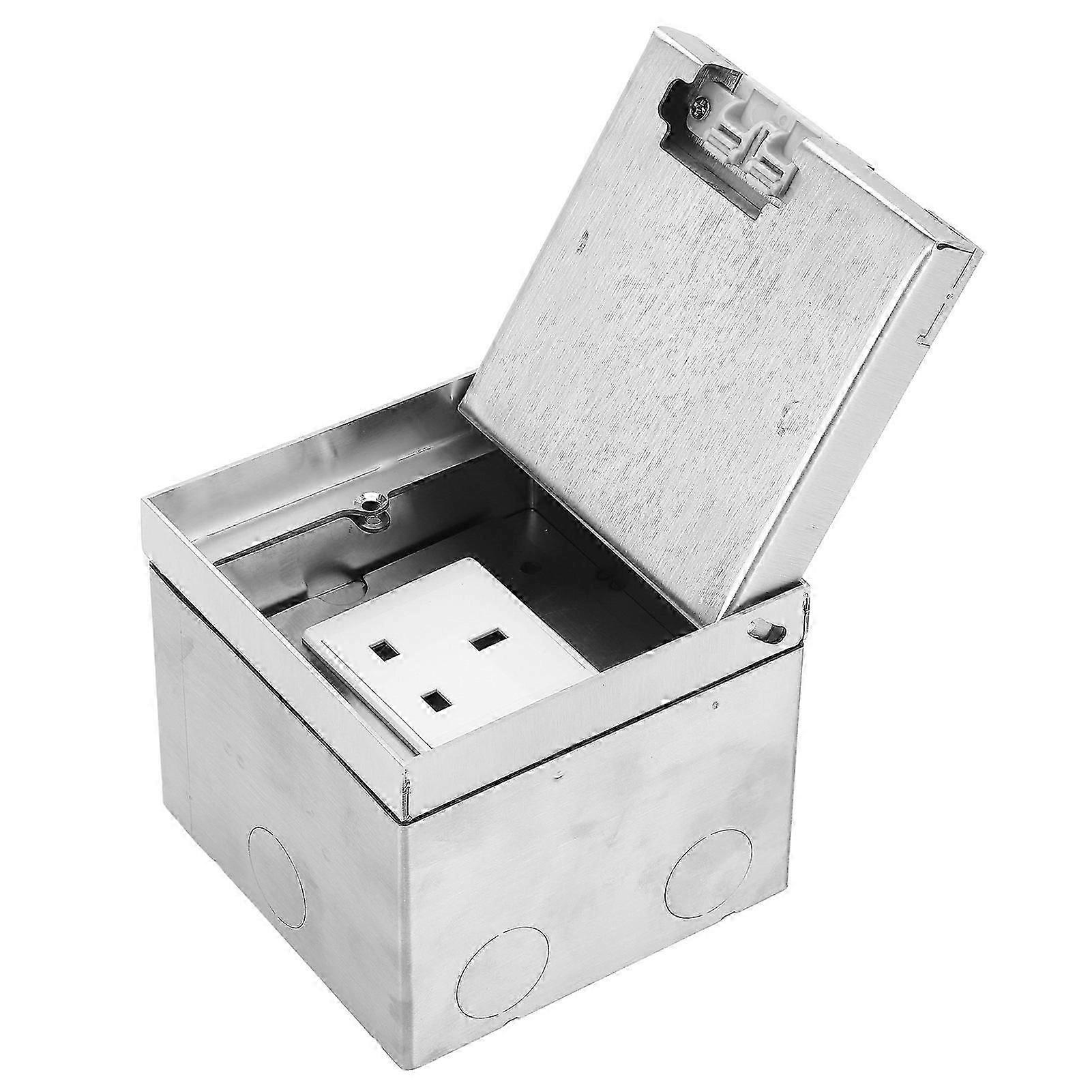 Concealed Socket 3 Holes Floor Outlet Waterproof Electrical Outlet Box for Conference Room Countertop