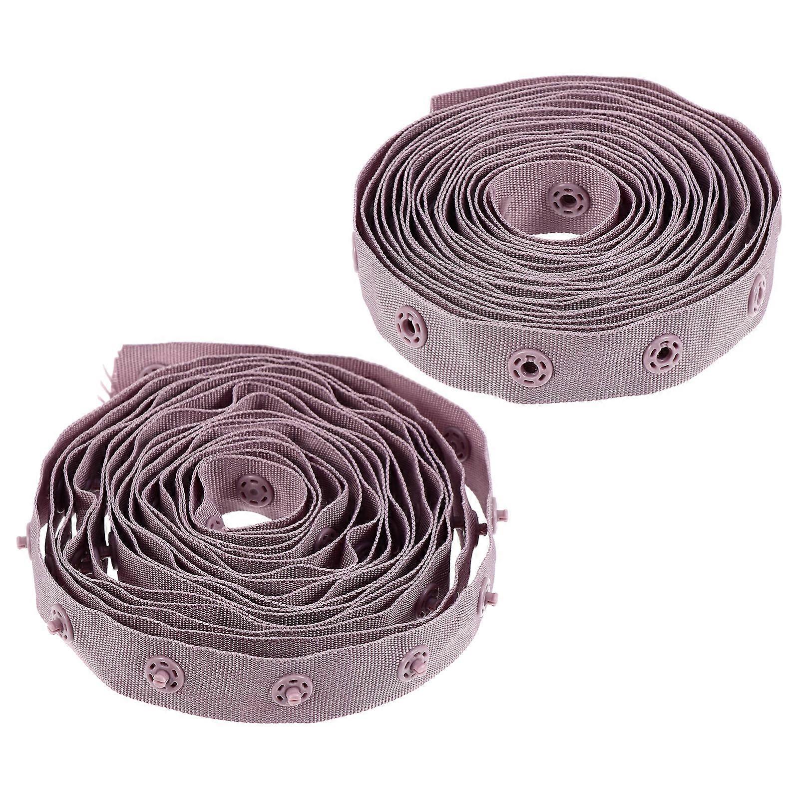 Snap Fastener Band with Press Tape for Clothing, Bags, Quilts, Bodysuits, and DIY Sewing Projects