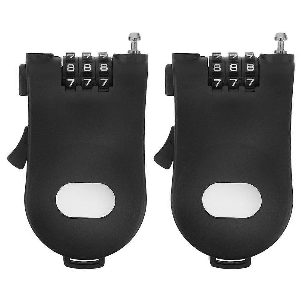 Sturdy Retractable Cable Lock for Bicycle and Stroller 2Pcs