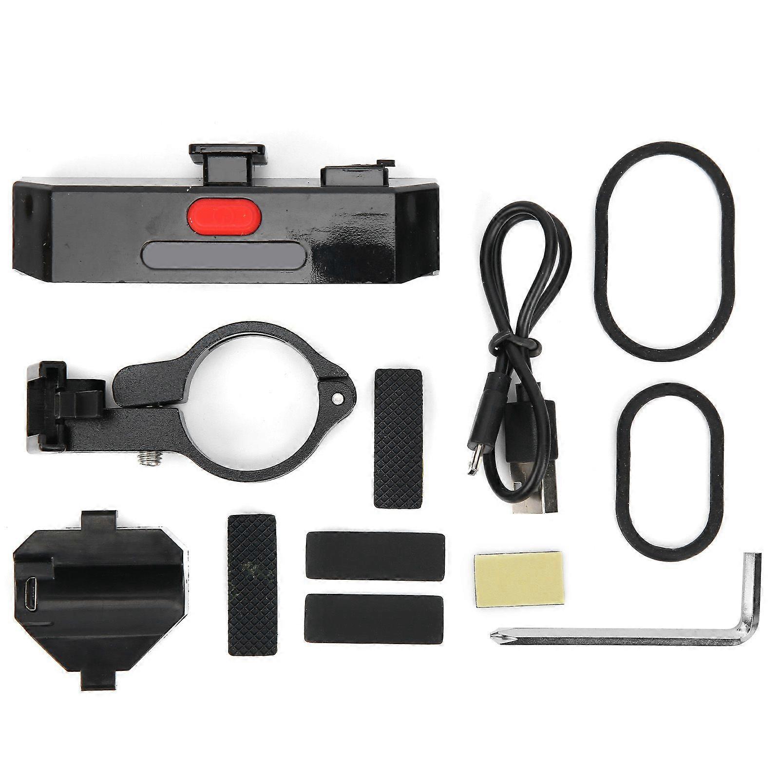 Bicycle Light Waterproof Taillight Wireless Control Rechargeable Warning Night Riding LightYMQX)