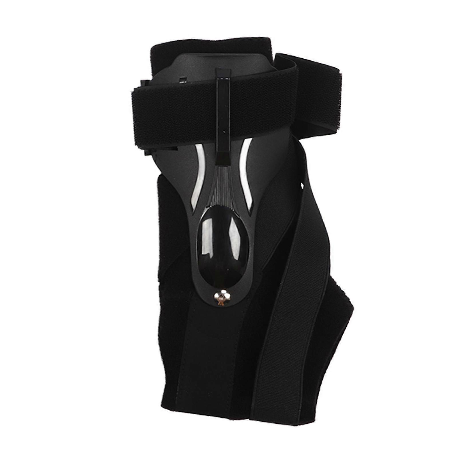 Brace Crack Resistant Strap Adjustable Breathable Skin Friendly Foot Stabilizer Ankle Protector Black