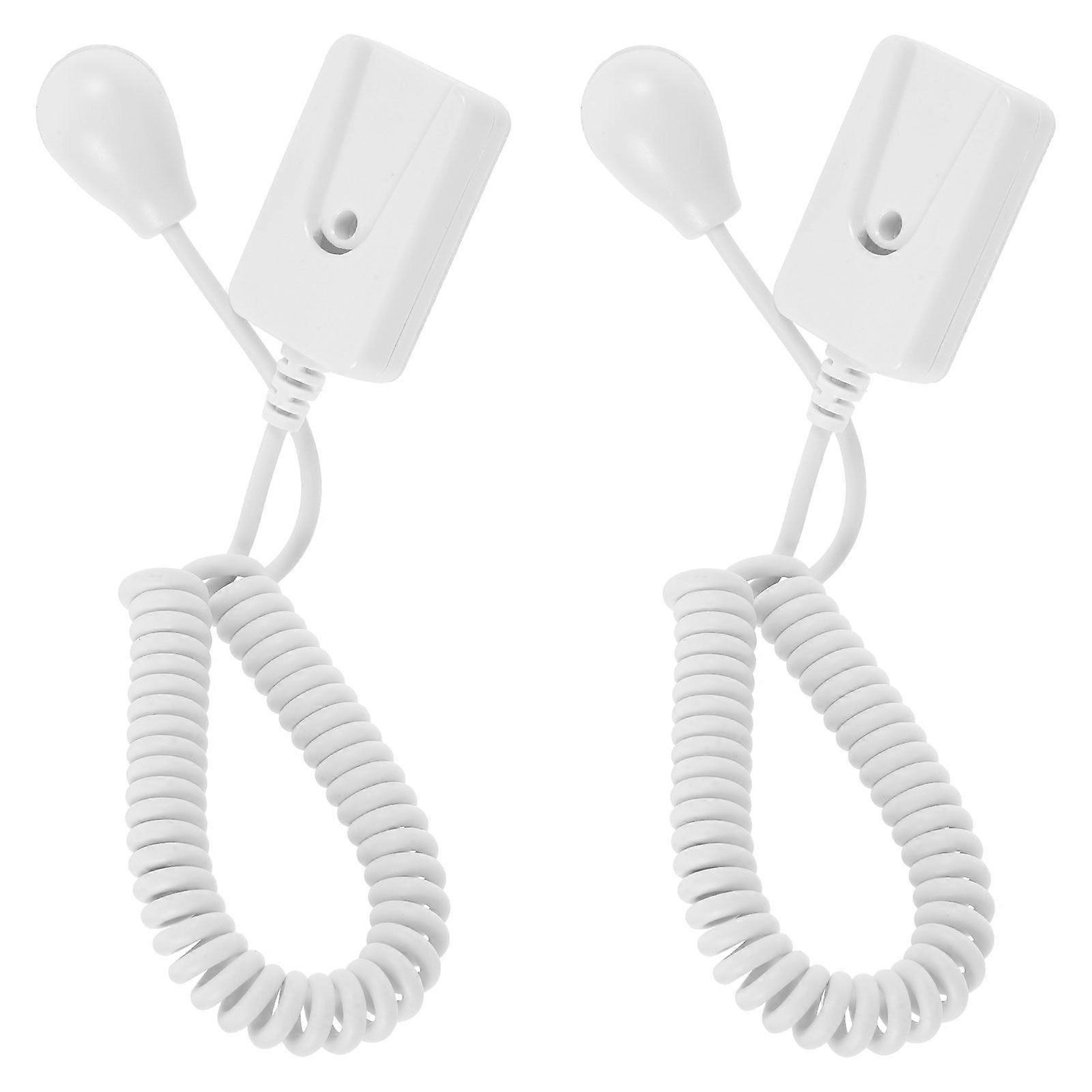 2pcs Remote Control Tether Adhesive Remote Control Retractable Leash For Phone Tablet