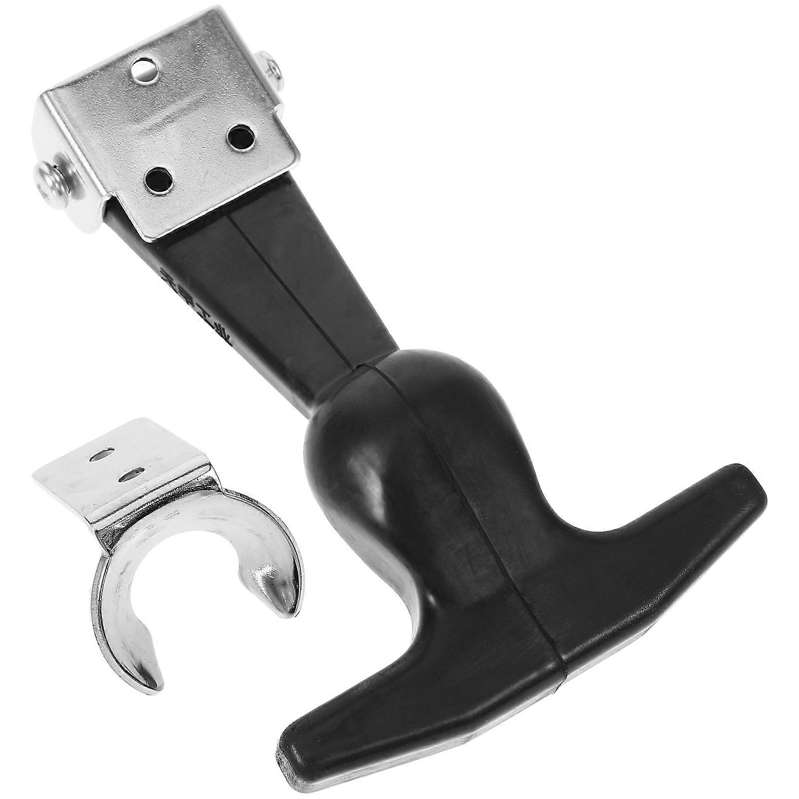 Car Hood Latch T-Handle Hasp Rubber For Tool Box Vibration Absorption 1Set