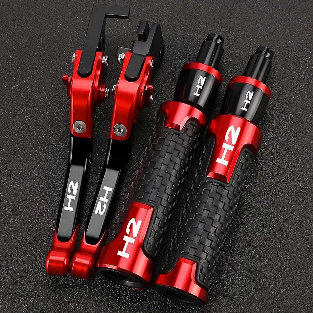 Motorcycle CNC Extendable Folding Adjustable Brake Clutch Levers 7/8'' 22MM Knobs Handlebar grips For KAWASAKI H2 H2R 2015-2016