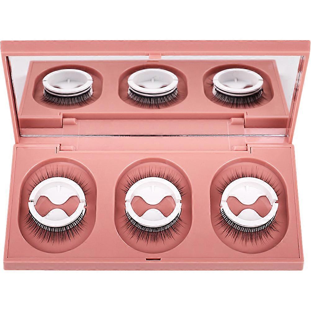 3 Pairs Reusable Self Adhesive Eyelashes for Natural Look – Comfortable, Easy Application Makeup Accessories for Daily & Special Occasions