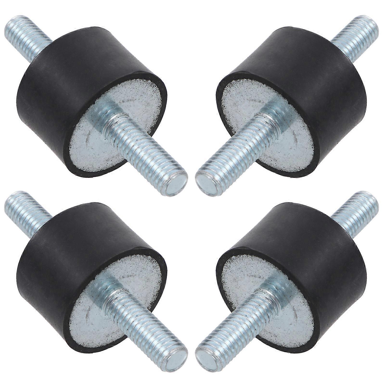 4 Pcs High Elasticity Rubber Vibration Mounts for Air Compressors & Fitness Equipment   Premium Shock Absorbers for Noise Reduction