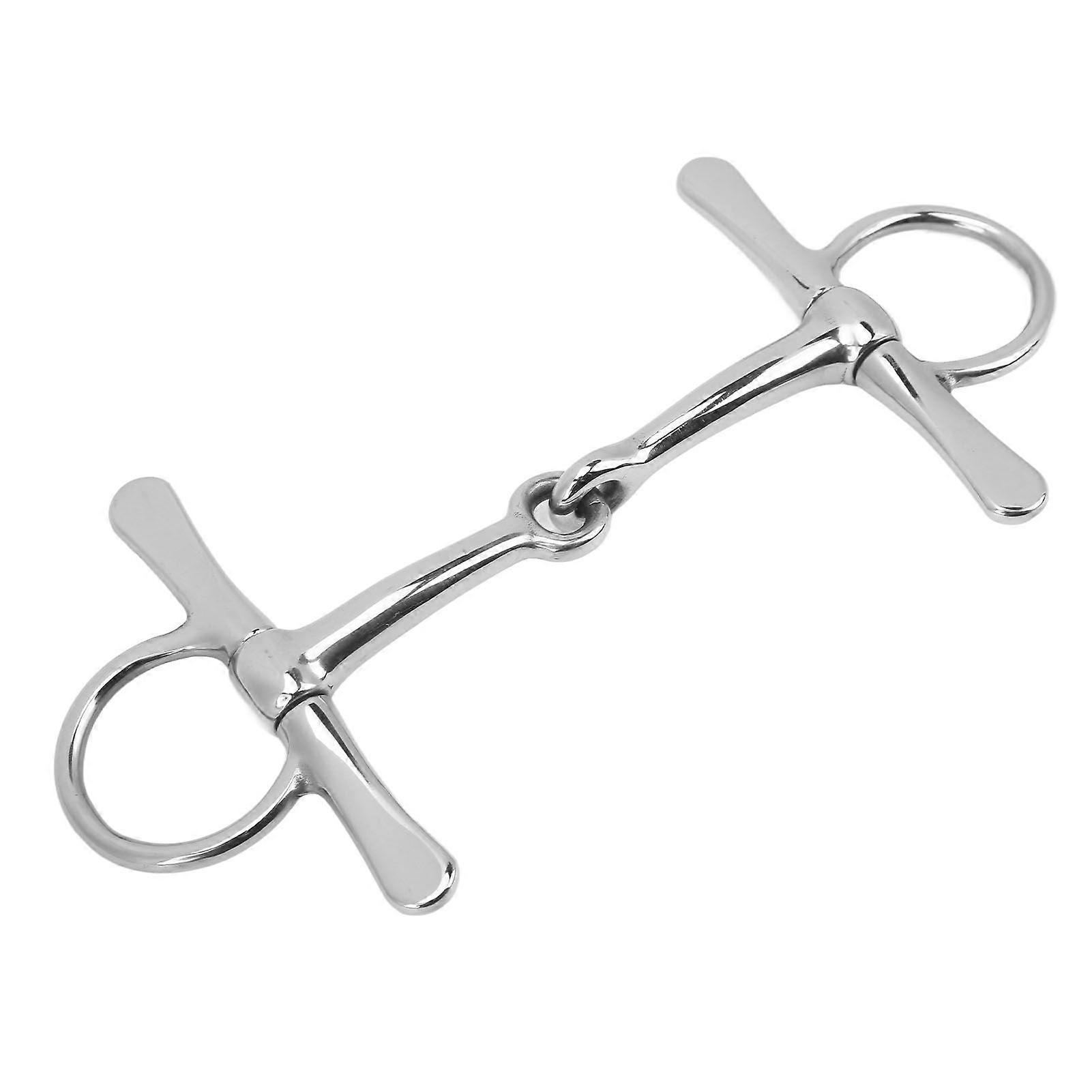 לחי מלאה סוס Snaffle נירוסטה סוס פה קצת גן חקלאות סוס לעיסה פה רולר 125mmYMJJ