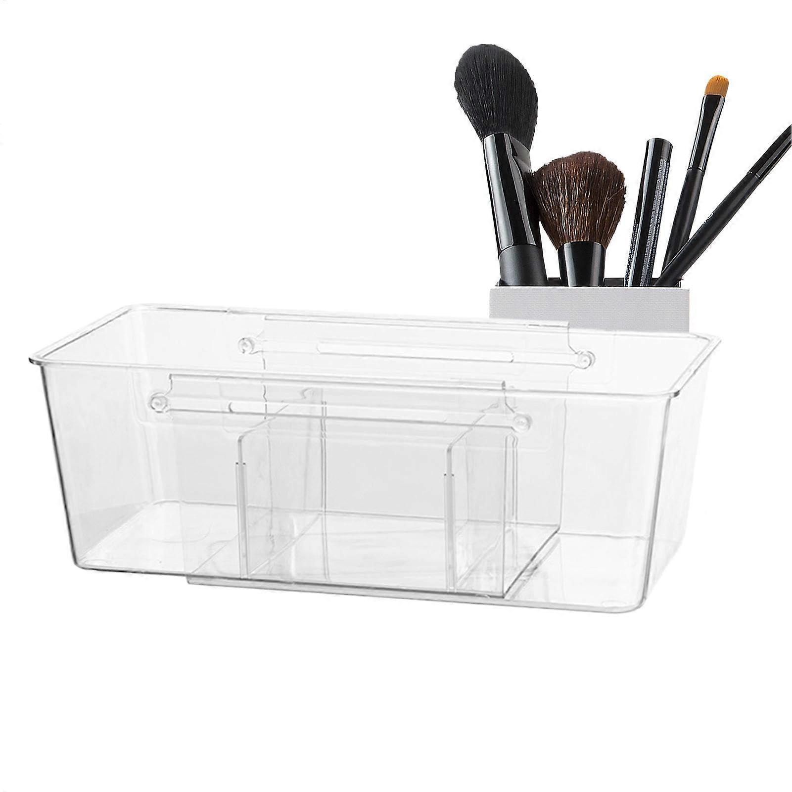 Vanity drawer organizer, desk drawer organizer tray, retractable clear drawer organizer Ref: 4127