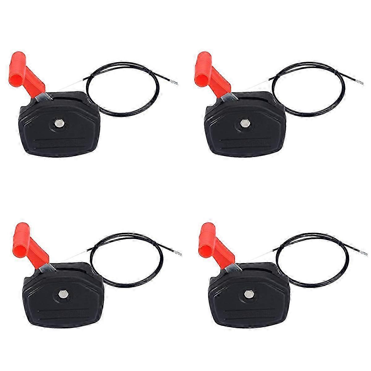4X Universal Switch Lever Control Handle & 56 Inch Throttle Cable Kit For Lawnmower Lawn Mower Parts
