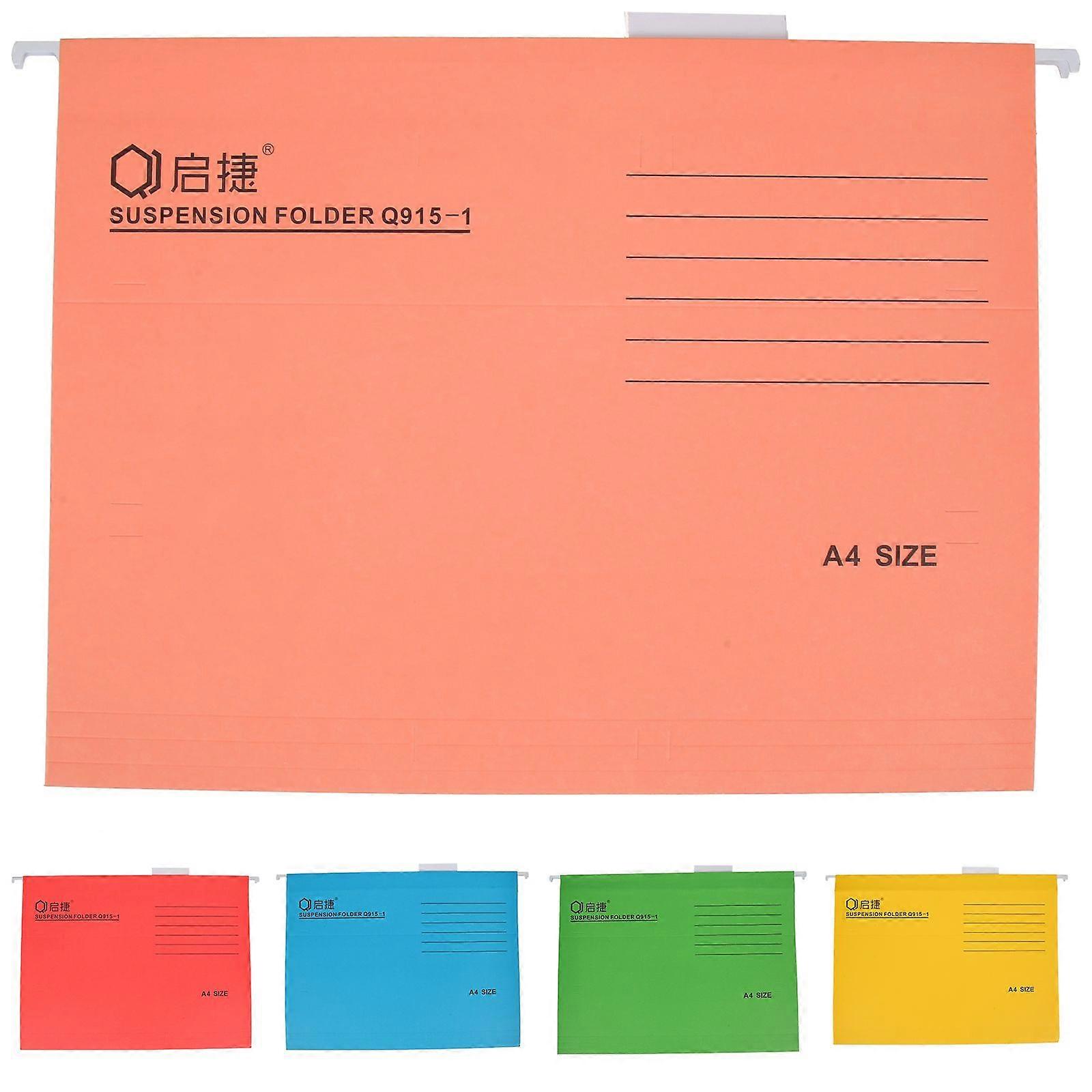5Pcs Coupon Organizer Hanging File Organizer Colorful File Folder Office File Folder Receipts Bills Folder