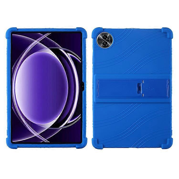 Compatible For Realme Pad 2 Lite Silicone Case with Kickstand Rugged Protective Cover