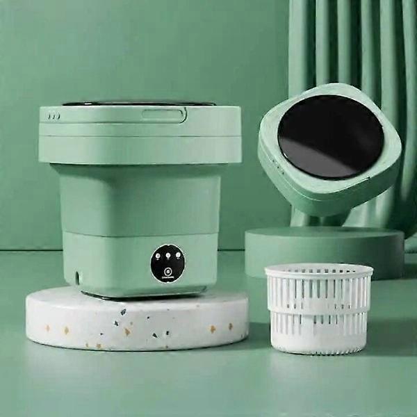 Portable mini foldable washing machine for cleaning underwear.