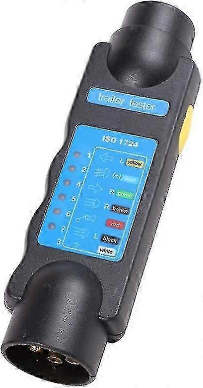 7 Pin Trailer Tester, 7 Pin Car Trailer Tester, 12v Trailer 7 Pin Tester Lights Circuit Wiring Diagnostic Tools (7 Pin Trailer Tester)