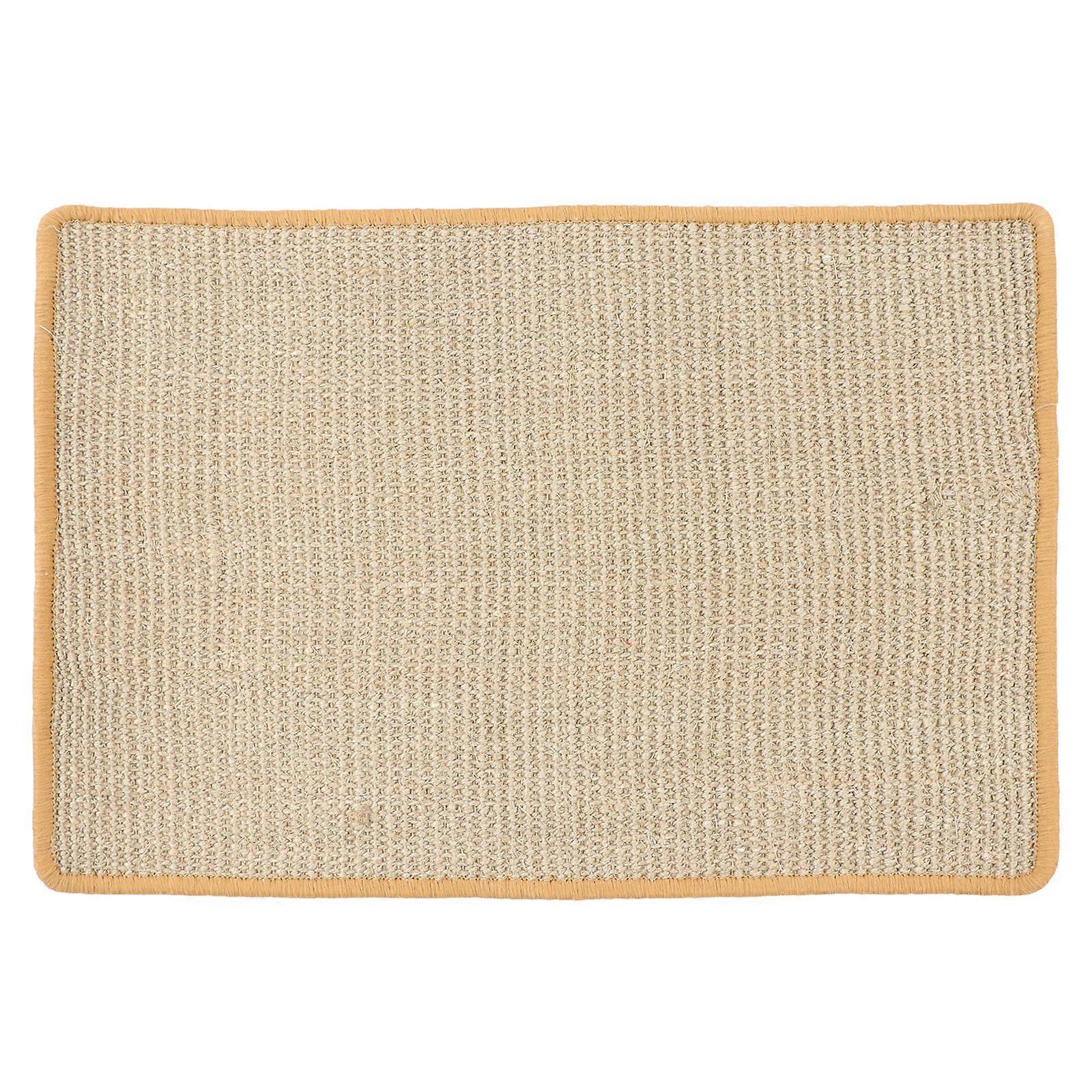 Sisal Rope Cat Scratcher Board Cat Scratch Mat Indoor Use 60.00X40.00X0.50CM Scratching 1Set