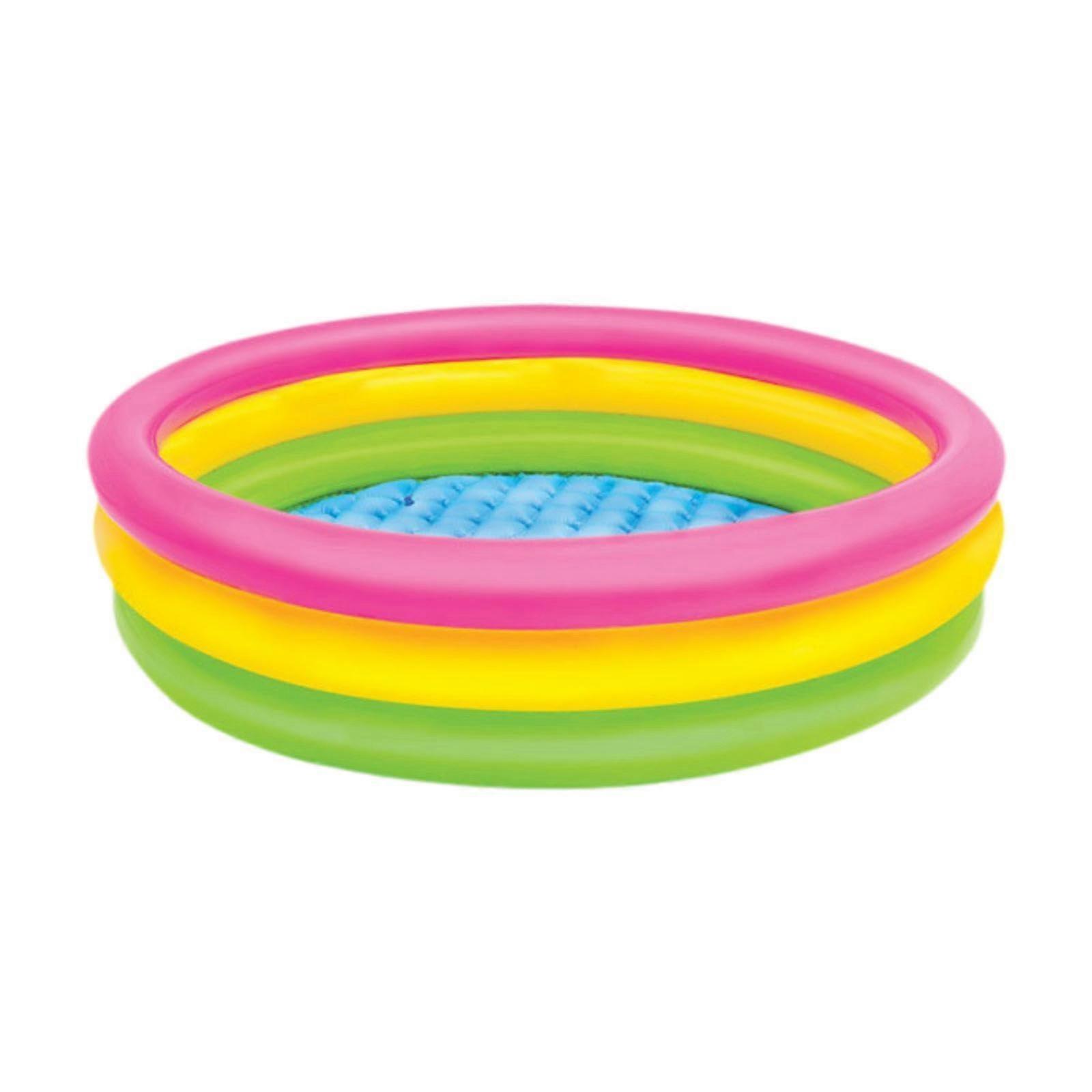 Inflatable Kids Pool For Balconies, Portable, Cartoon Design, Durable PVC, Easy Setup, Compact Size