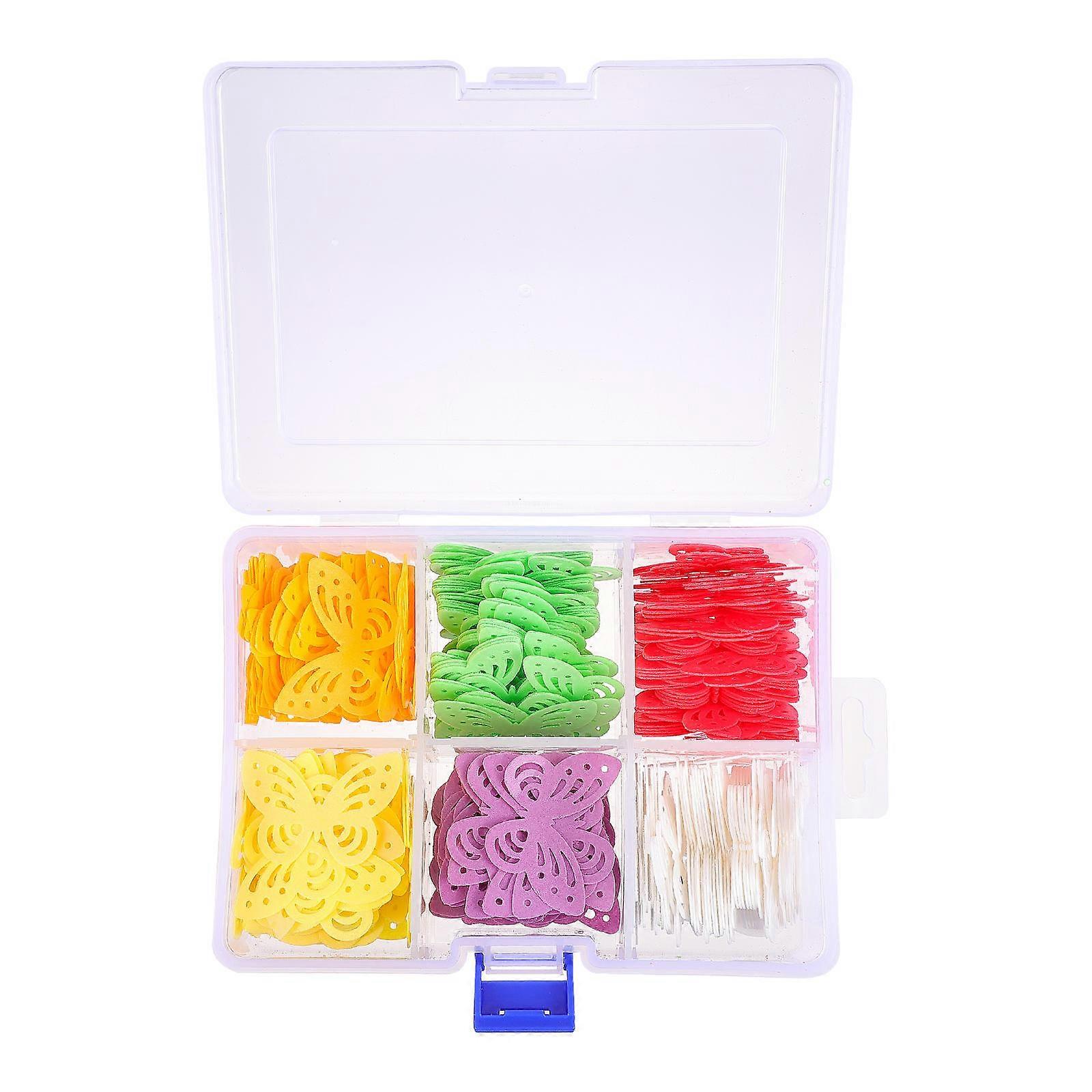 Assorted Color Edible Cake Decor Hollow Out Cake Inserts 300Pcs