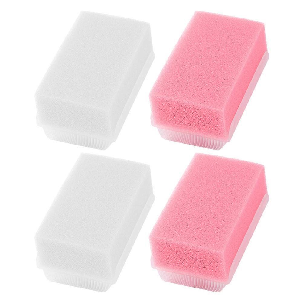 4Pcs Baby Shower Infant Sensory Sponge Brushes Reusable Bath Scrubbers