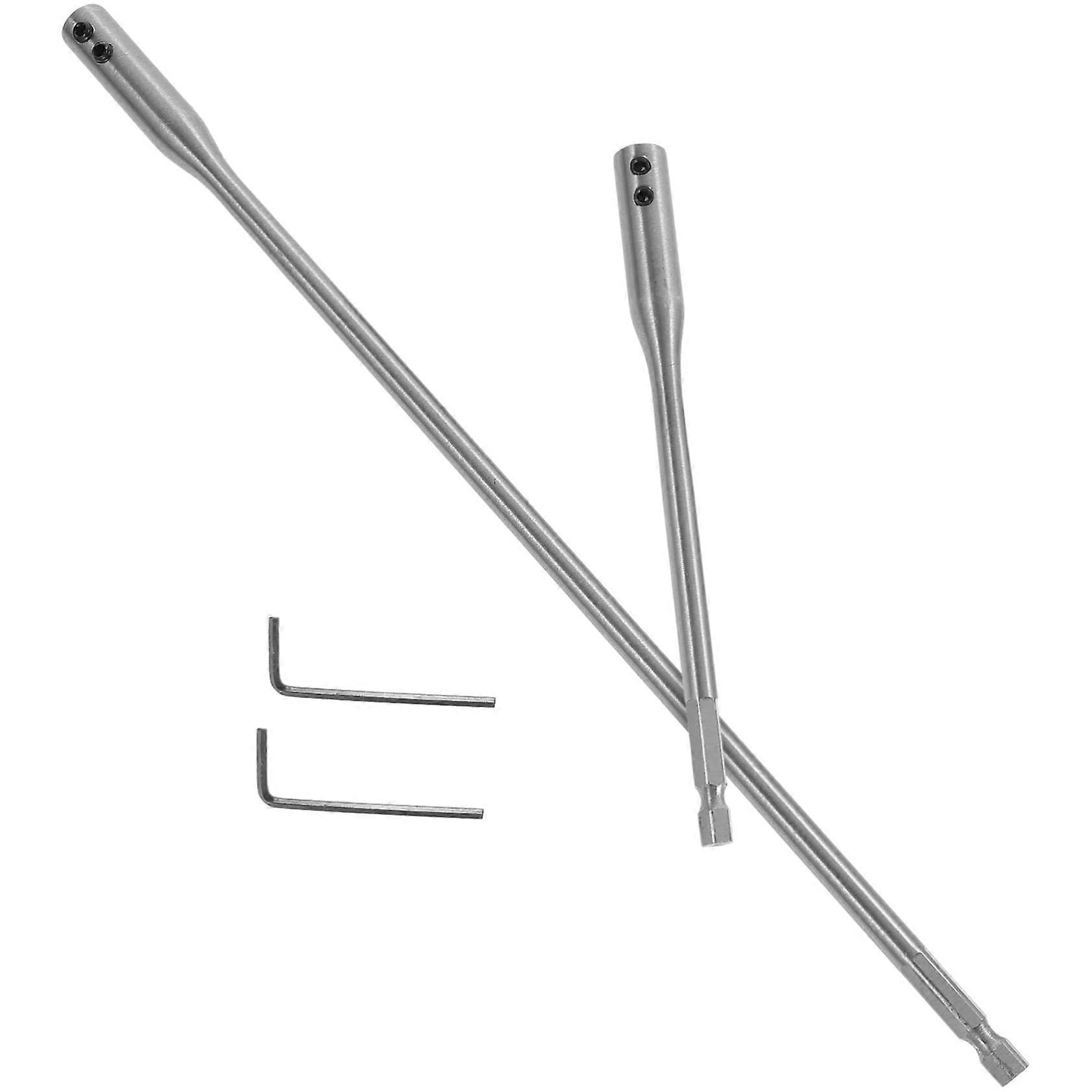 1 Set Drill Bit Extension, Split Shank,  Carbon Steel, Compatible with Wood