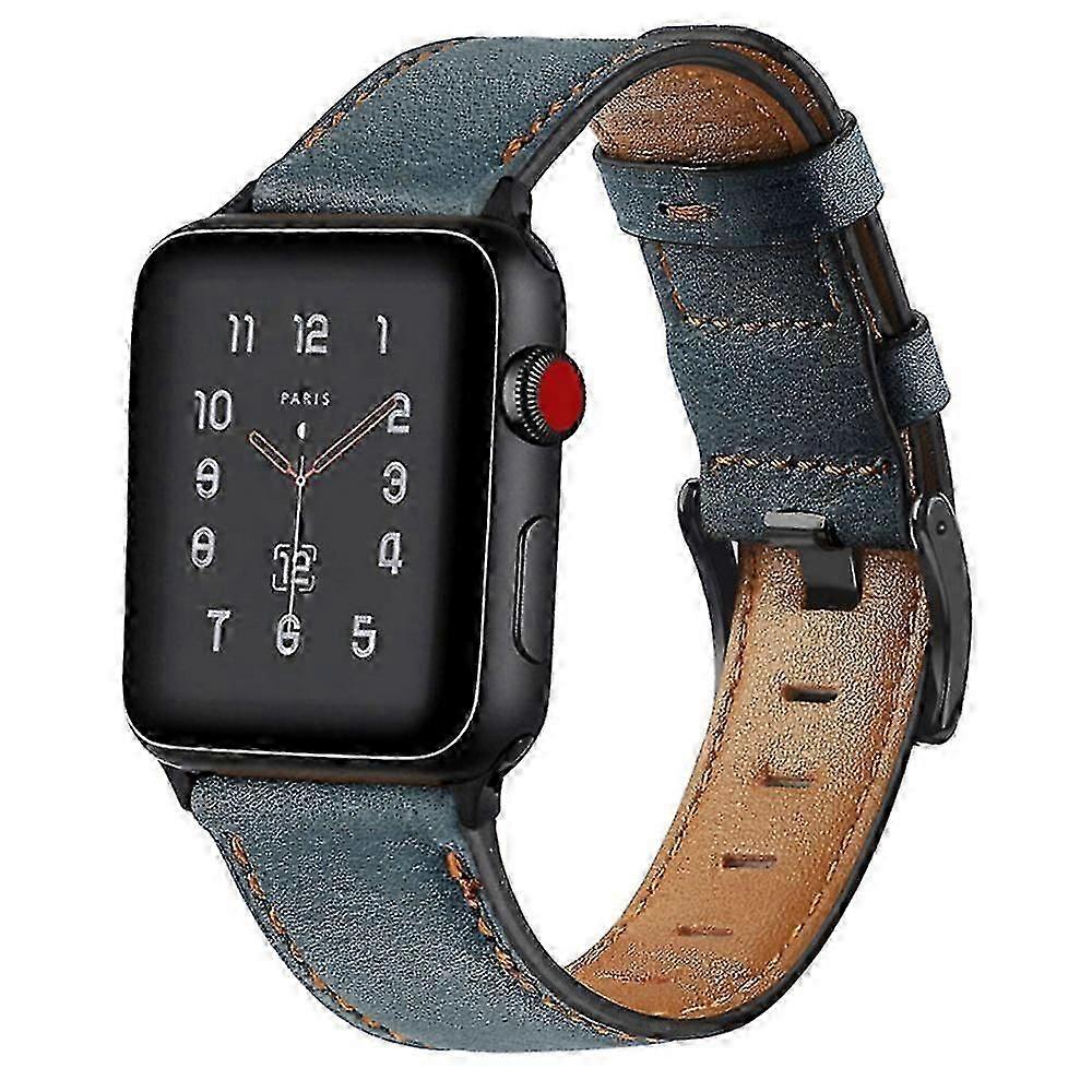 compatible with apple watch band,leather replacement band compatible