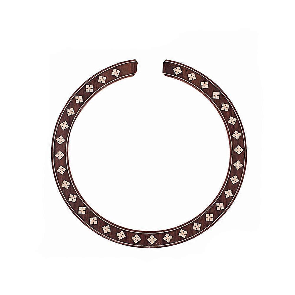 GXB06 Wood Guitar Rosette Curved Strips for Sound Hole Inlay and Guitar Decals