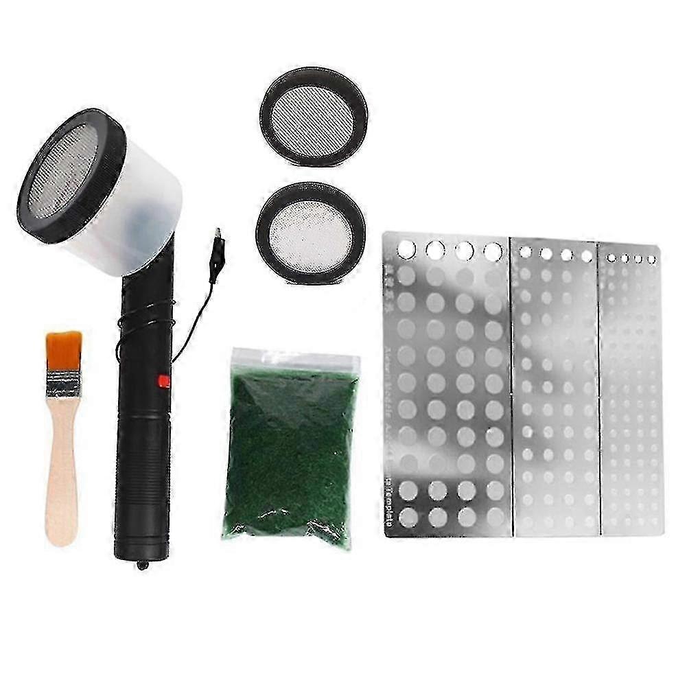 AURA Flocking Kit Static Grass Applicator Abs Flocking Machine With Antislip Handle For Diy Scenic Table