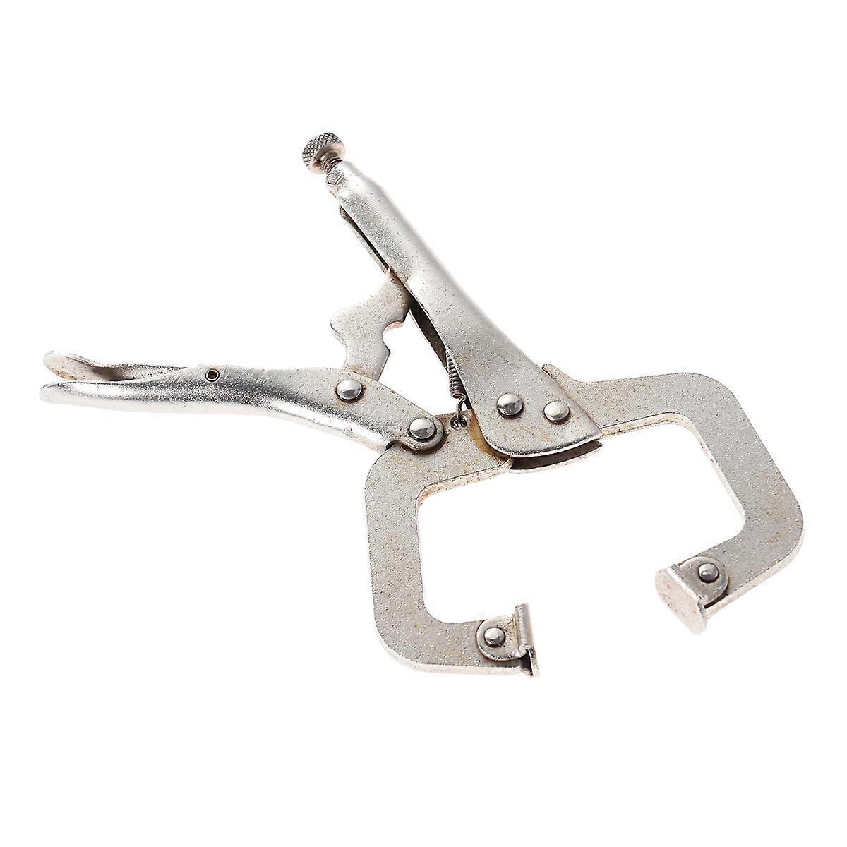 Fixed Clamp Secure Clamp Heavy Duty C-Clamp 6 Inch Screw Adjustable Locks Clamping Fixed Work 1Pcs