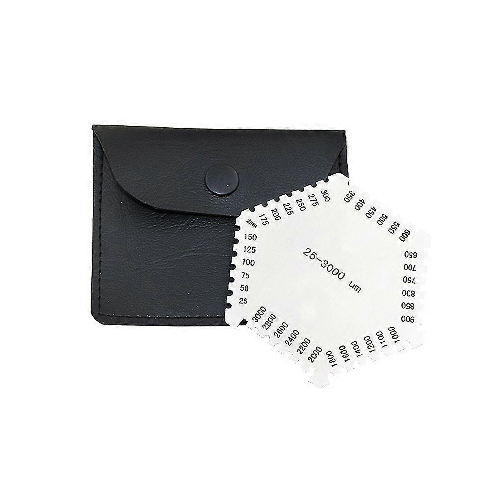 Stainless Steel Wet Film Comb Gauge for Gauging Use High Precision Measuring 253000um Silver