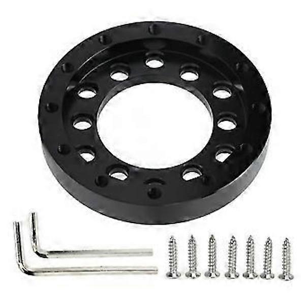 Steering wheel adapter, steering wheel adapter Black Steering wheel hub adapter Steering wheel hub adapter plate Solid Performance