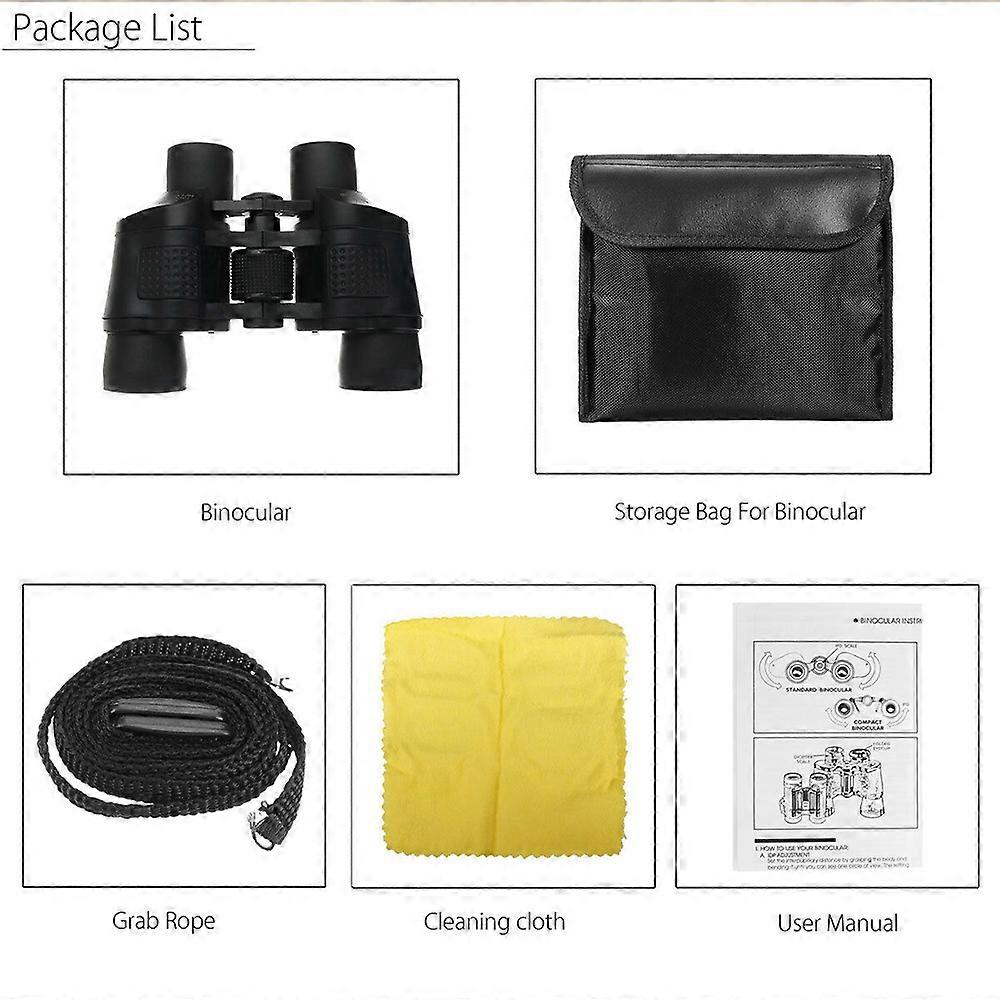 [安德在线]60x60 双筒带坐标 夜视 双筒望远镜 高倍高清晰红膜望远镜（鹰头小号60x60双筒望远镜）