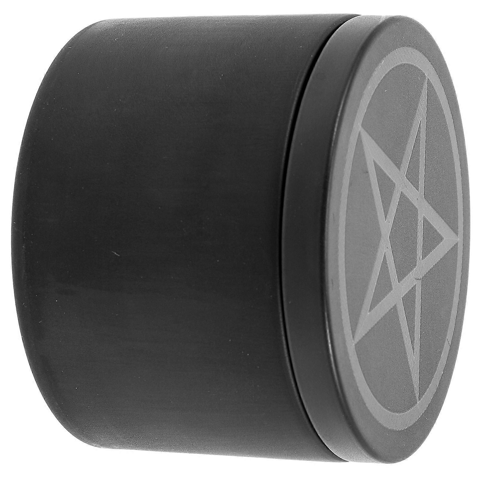 Star Pattern Tinplate Canister for Aromatherapy Candles, Tea, Sugar Storage – Airtight Metal Container for DIY Candle Holders and Decorative Use