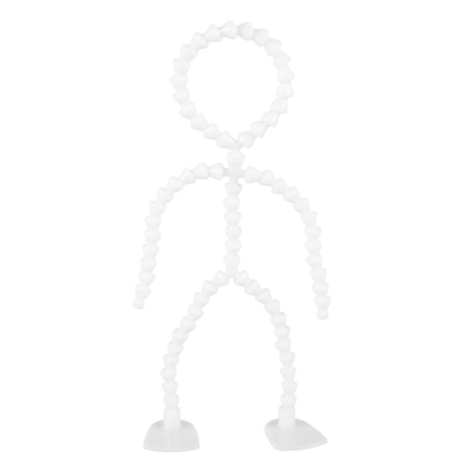 Doll Parts Kit Ball Joints for Action Figures, Plastic Skeleton Frame, White Color, 31.50X28.00X1.00CM