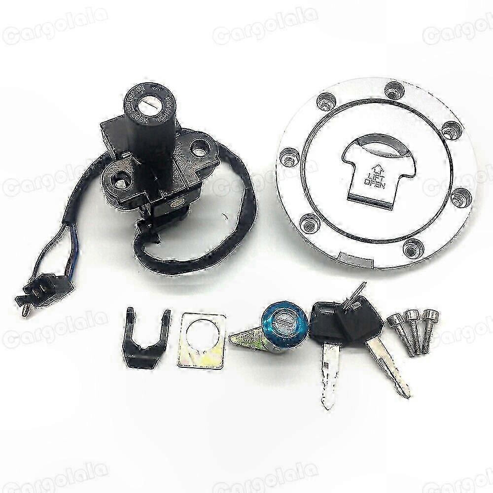 Motorcycle Ignition Switch Key Set for 1992-1999 Models with Fuel Cap & Seat Lock
